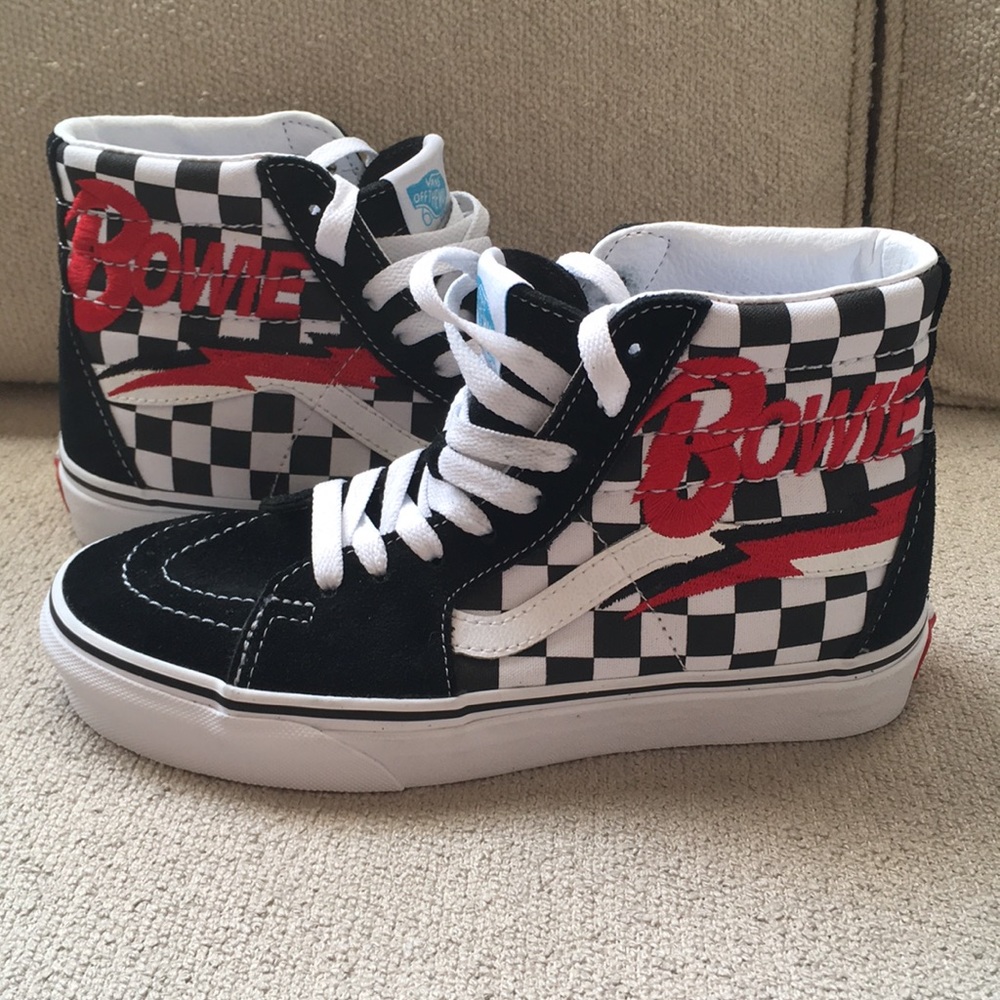 Vans David Bowie Checkerboard Sk8-Hi 5.5